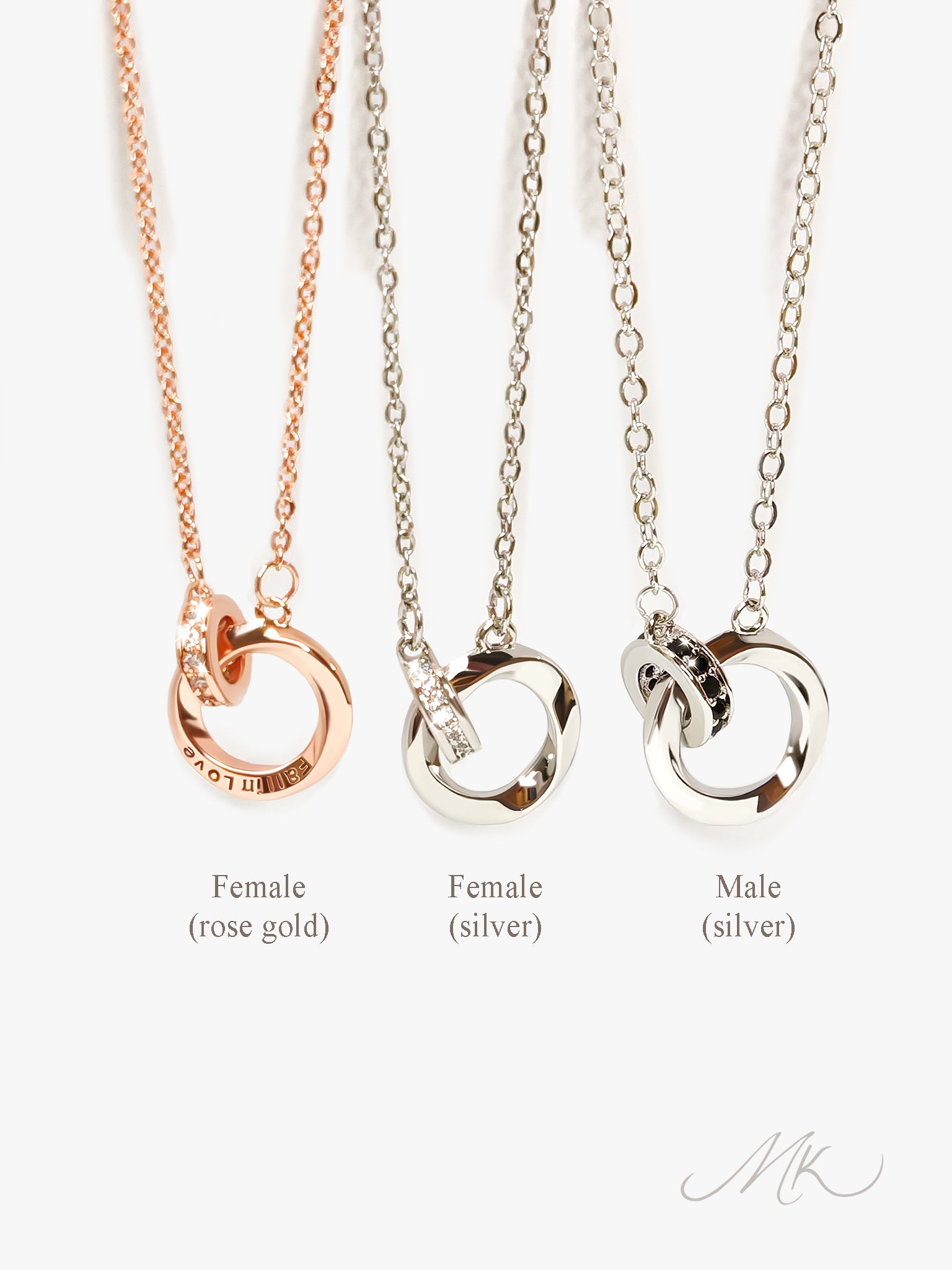 Eternal Loop Necklace [ENGRAVABLE]