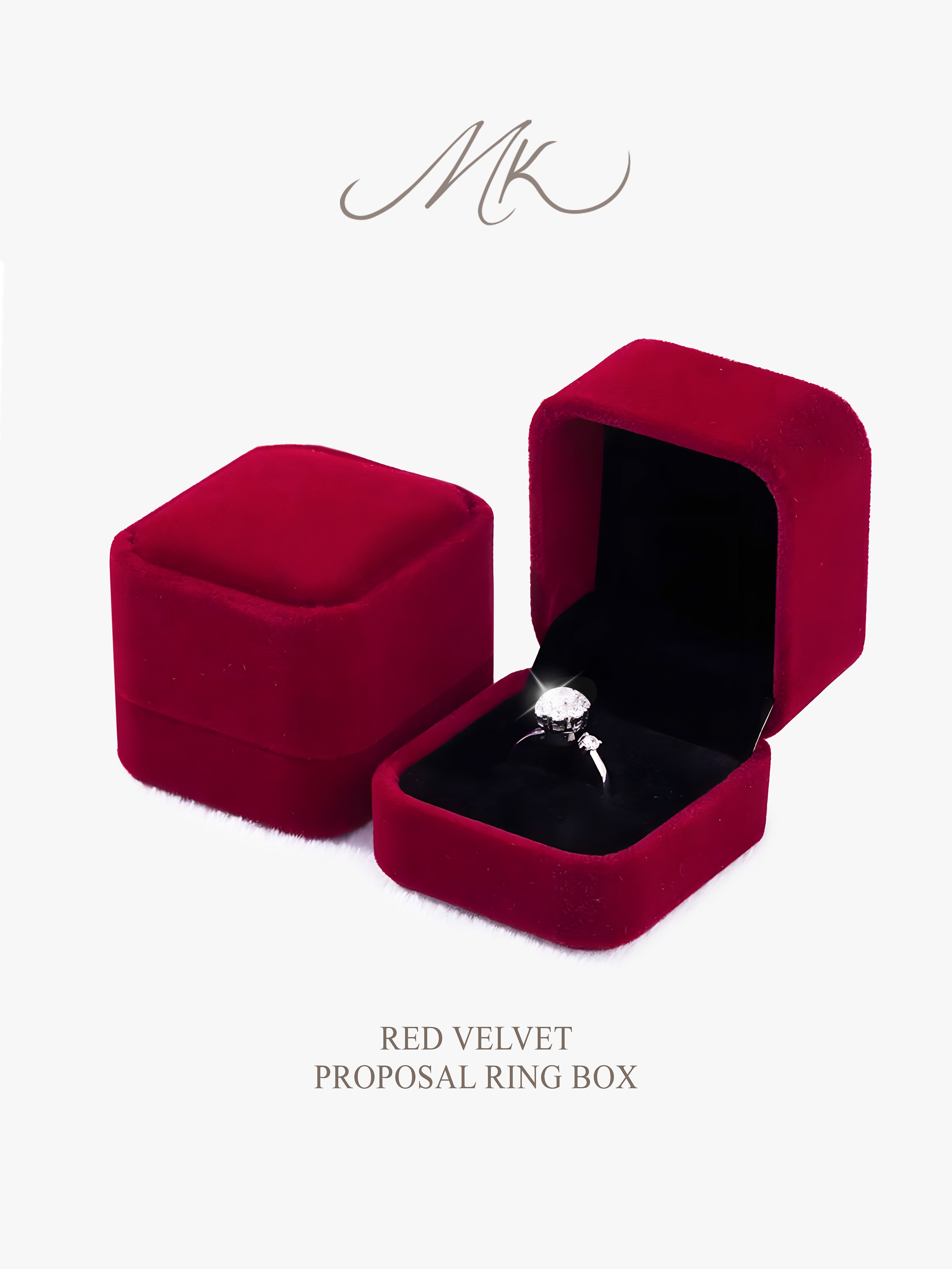Red Velvet Proposal Box
