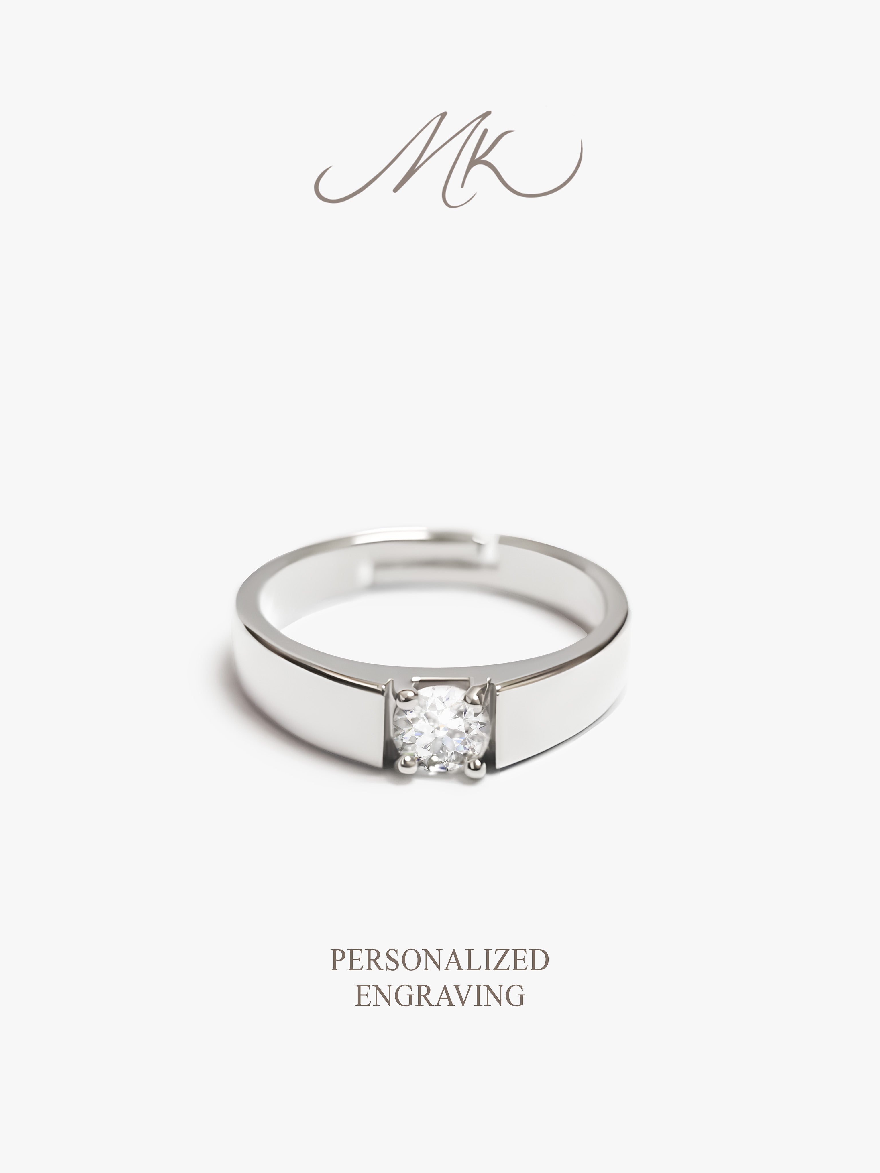 Radiant Man Ring [ENGRAVABLE]