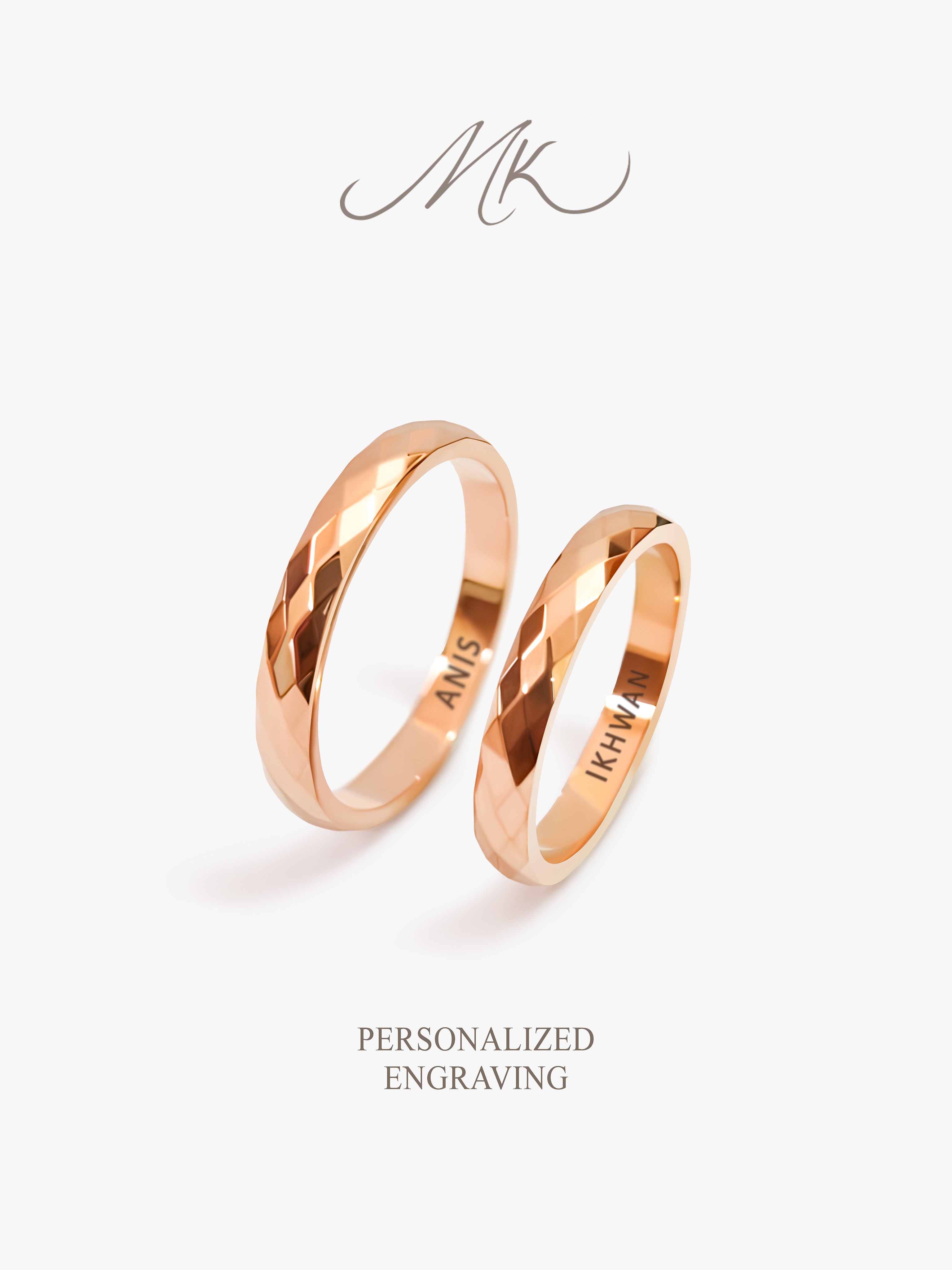 Pleated Ring [ENGRAVABLE]