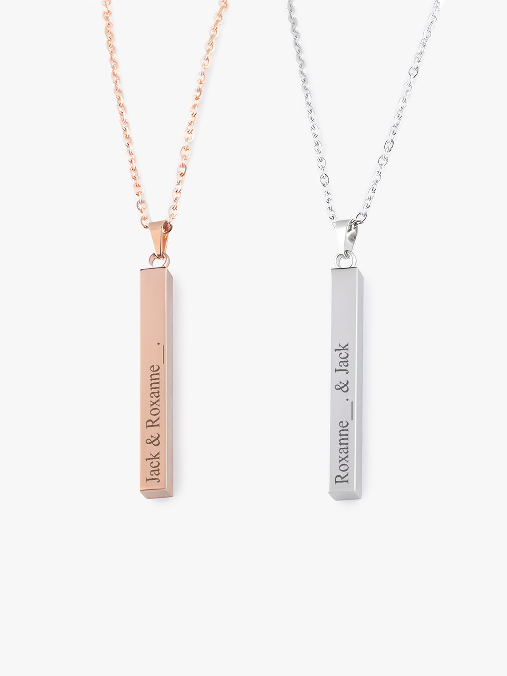 Modern Bar II Necklace [ENGRAVABLE]