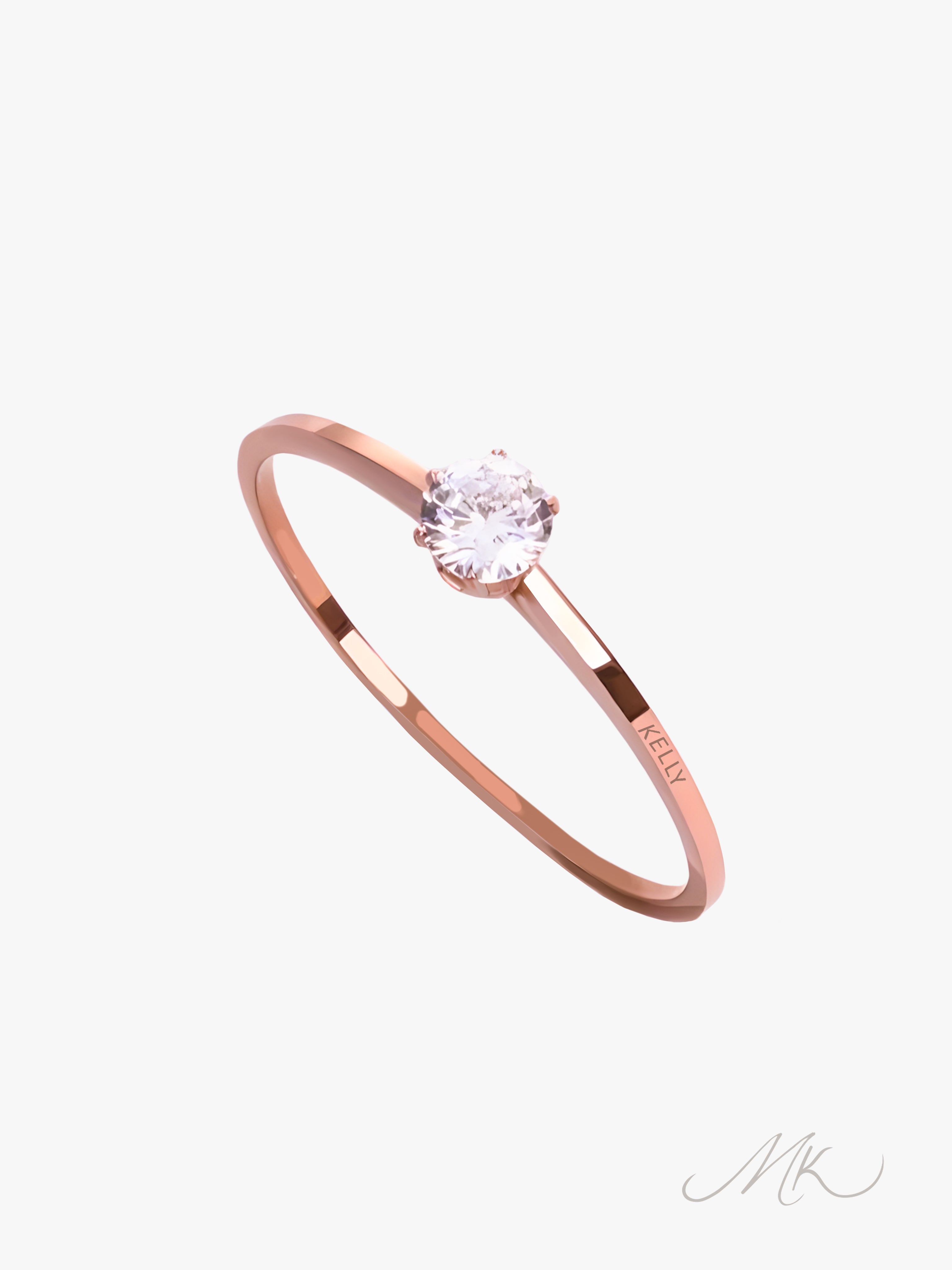 Aurora Crest Ring [ENGRAVABLE]