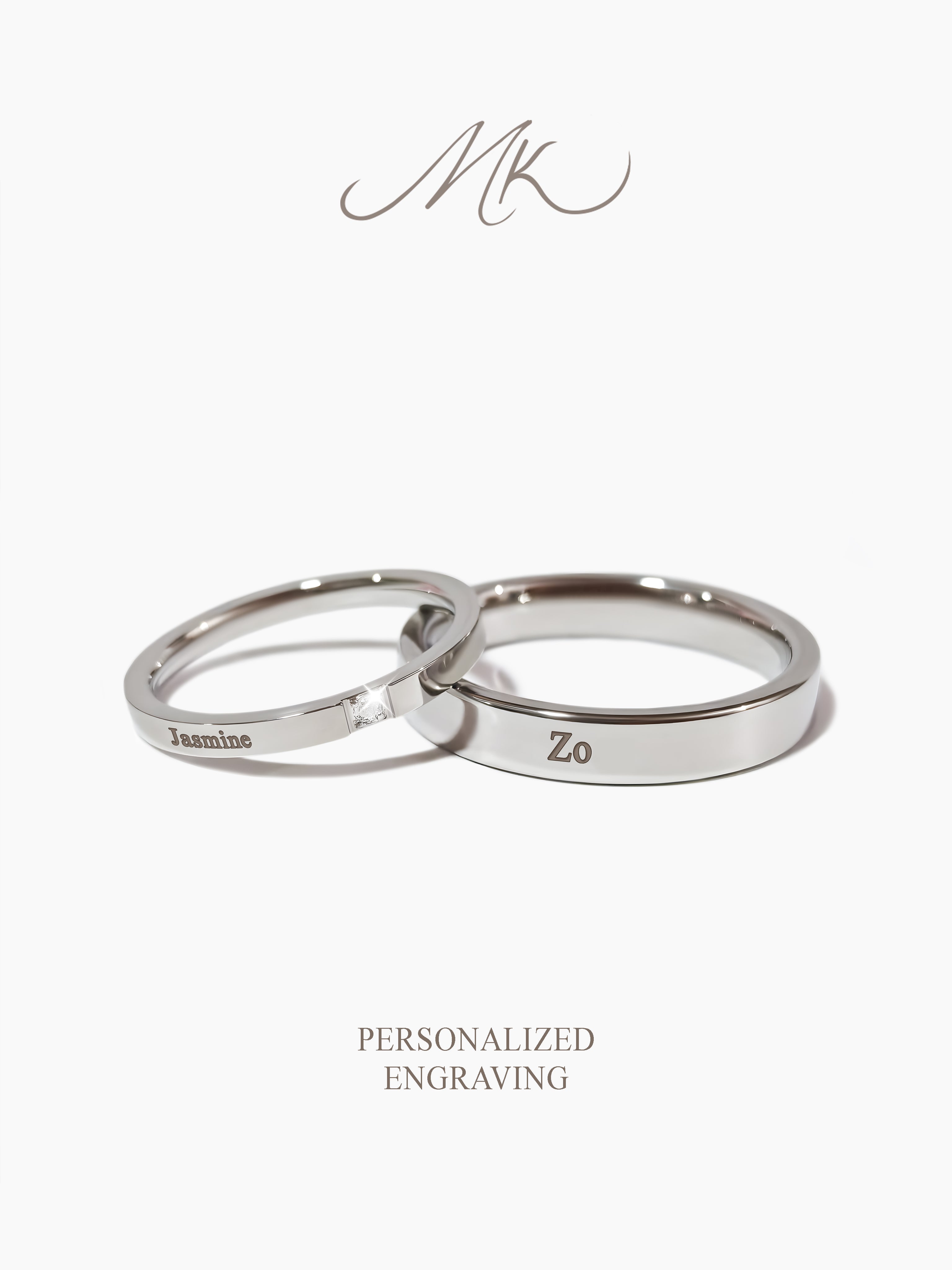 Simple x Astral Grace Ring [ENGRAVABLE]