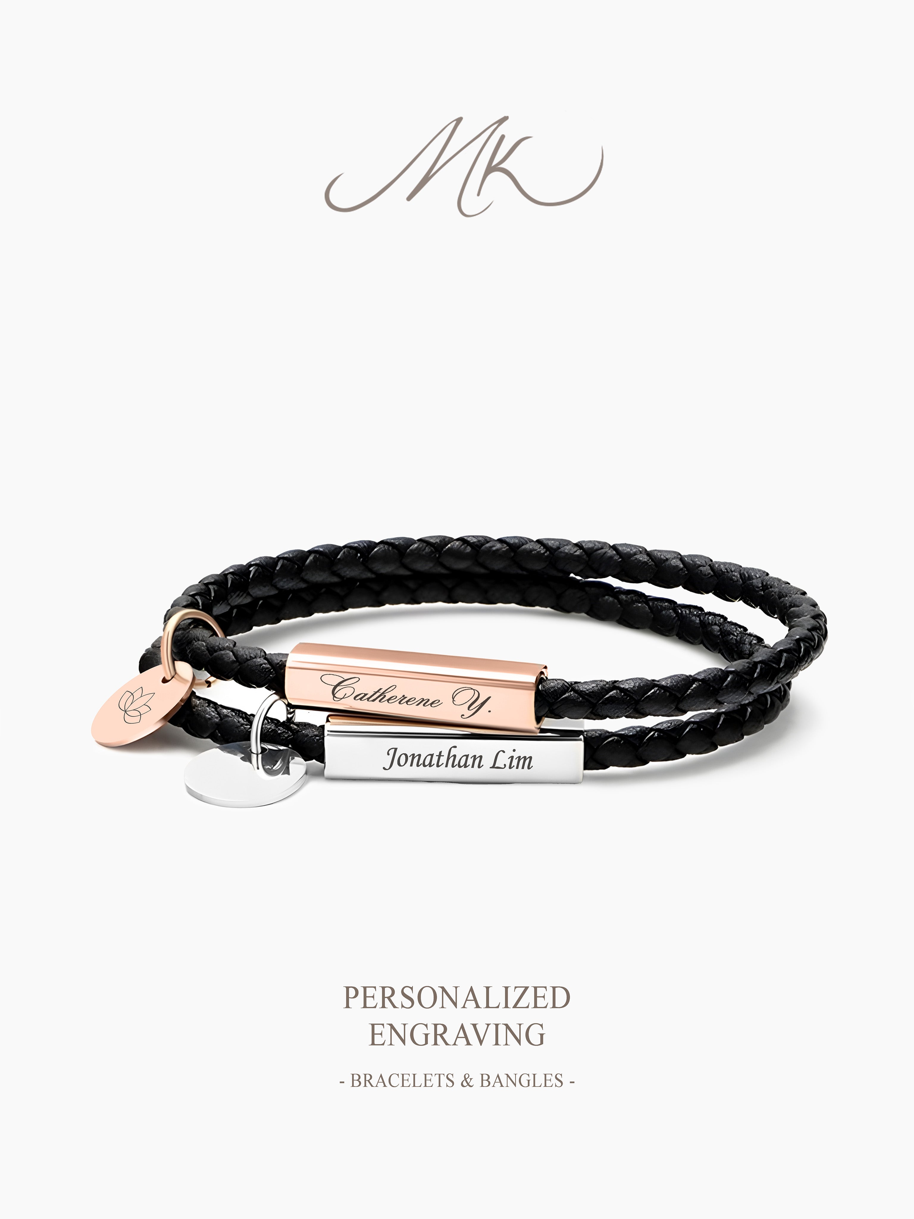 Magnet Mono-Loop Bracelet [ENGRAVABLE]