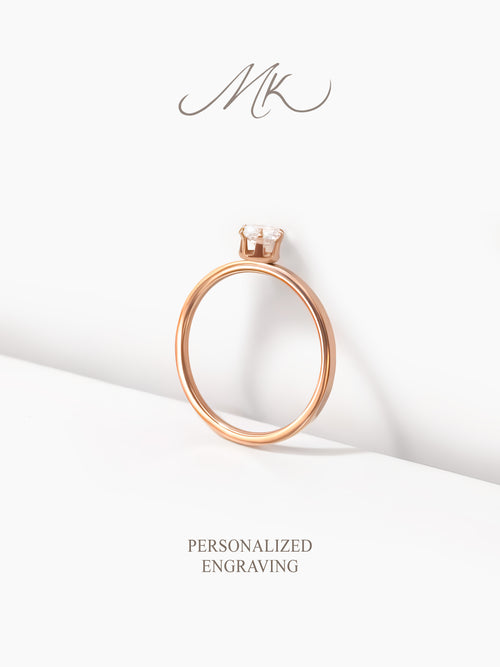 Aurora Crest Ring [ENGRAVABLE]