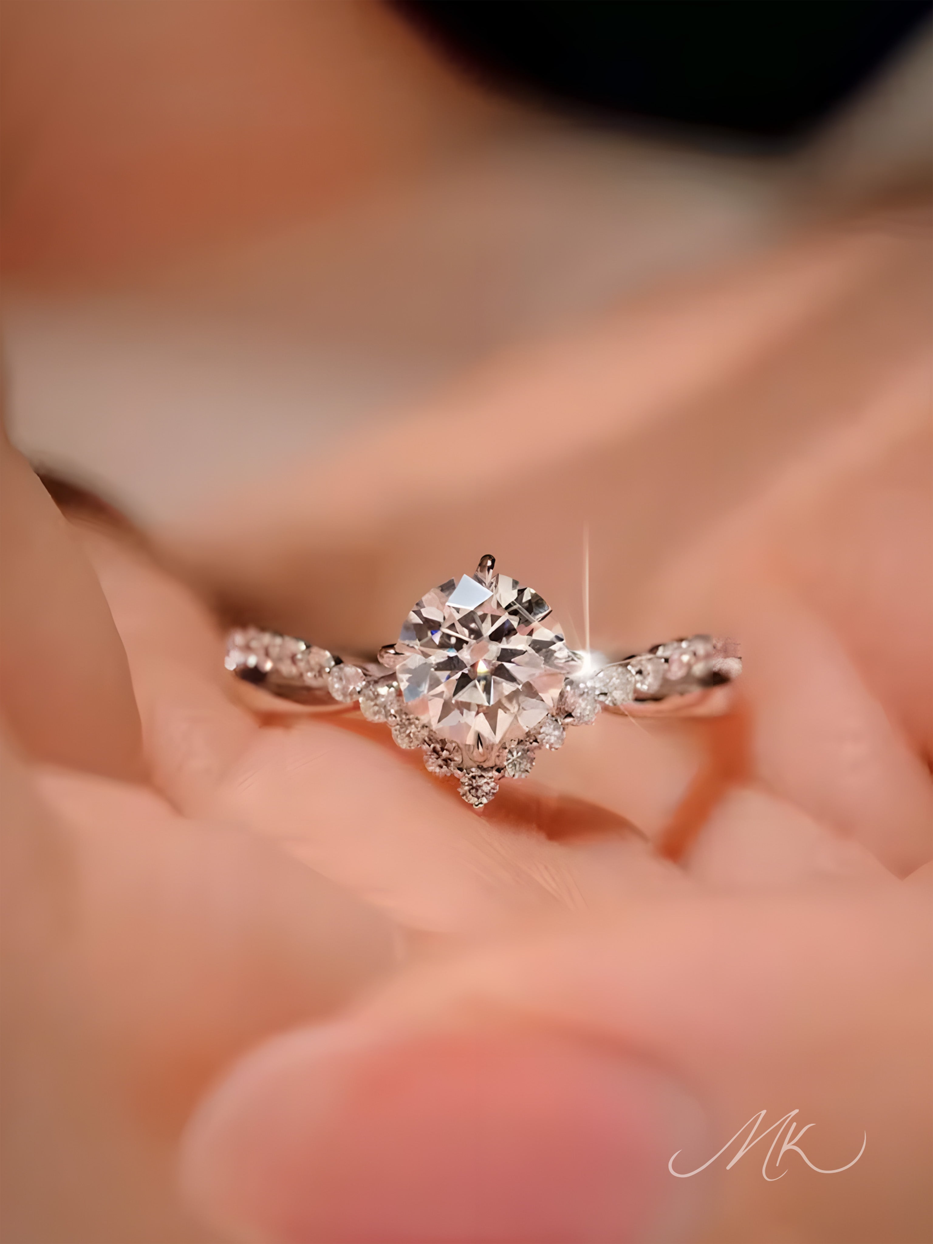 Swan Lake Ring [ENGRAVABLE]