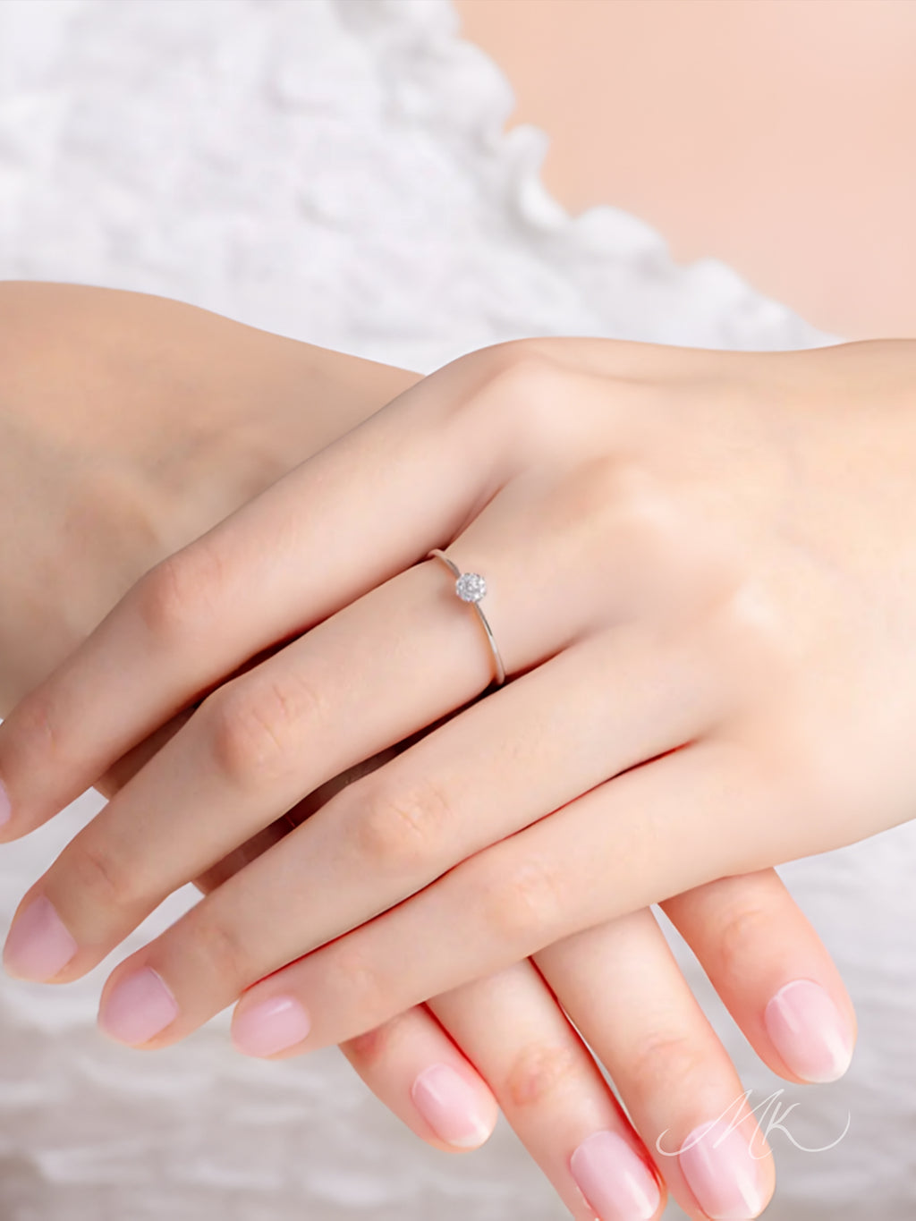 Aurora Crest Ring [ENGRAVABLE]